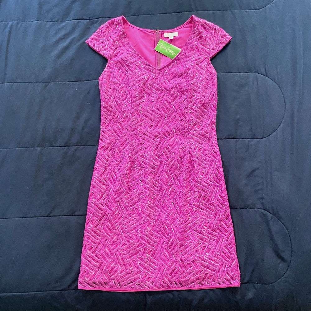 Lily Pulitzer Magenta Dress